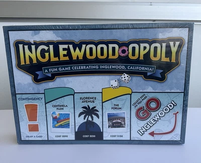 INGLEWOOD-OPOLY Monoply Family Board Game Celebrate Inglewood California Sealed - Image 1 of 4
