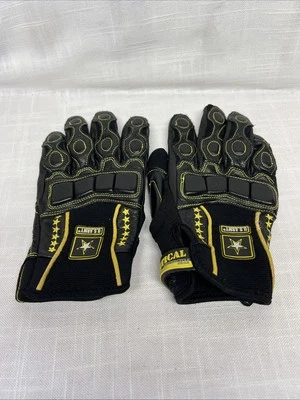 Power Trip U.S. Army Leather Motorcycle Gloves Women Small - Image 1 of 4