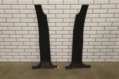 01-07 GMC Sierra 2500HD Interior B Pillar Trims Left/Right Crew Cab Graphite - Image 1 of 4