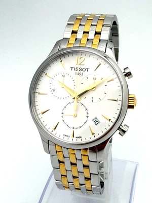 Reloj para hombre TISSOT T063.617.22.037.00 cronógrafo T clásico cuarzo esfera negra 42 mm Foto 1 de 4