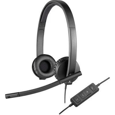 Logitech H570e  On Ear Headset kabelgebunden Stereo Schwarz Mikrofon-Rauschun... - Bild 1 von 4