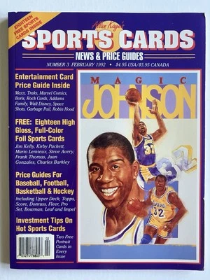 Allan Kaye's Sports Cards News & Price Guides February 1992 Magic With All Cards - Image 1 of 4