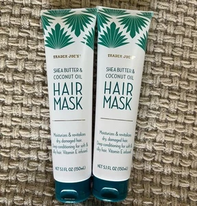 2 x Trader Joes Sheabutter & Kokosöl Haarmaske Tiefenpflege Behandlung - Bild 1 von 5