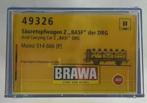 Brawa 49326 H0 Säuretopfwagen Z  "BASF"  Mainz 514 666  Ep. II DRG   - Picture 1 of 2