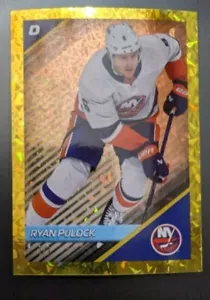 2024-25 Topps NHL Hockey Sticker GOLD FOIL 1/1 RYAN PULOCK - Foto 1 di 2