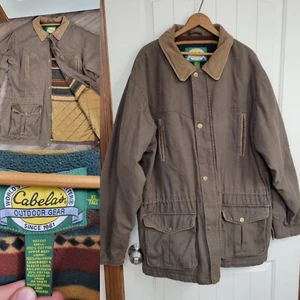 Cabela's Jacket Men's XL Brown w/ Pockets - Picture 1 of 23