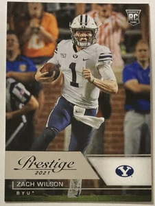 Tarjeta de novato Zach Wilson 2021 PRESTIGE #82 (4365) - Imagen 1 de 2