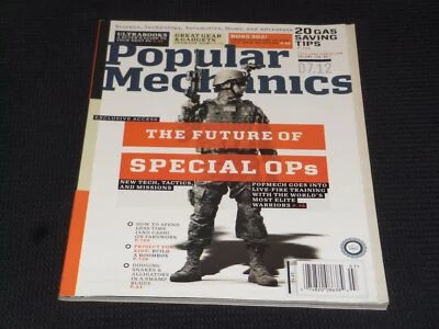 2012 JULY POPULAR MECHANICS MAGAZINE - FUTURE OF SPECIAL OPS COVER - L 20899 Foto 1 de 2