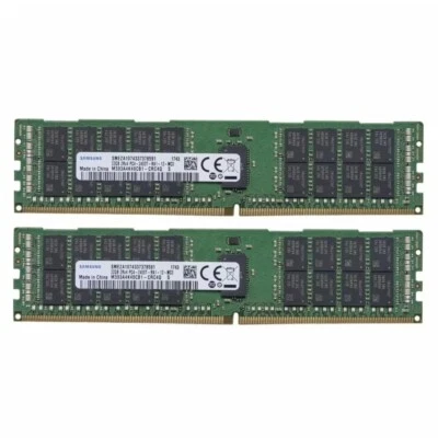 Samsung 64GB (2X32GB) DDR4 2400MHz 2RX4 ECC Registered Memory M393A4K40CB1-CRC - Image 1 of 4