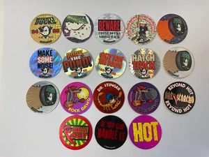 Lot of 18 Hawaiian Pog Milk Cap Board Game *Del Taco Foil Promotion Mighty Ducks - Picture 1 of 14