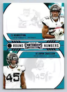 2020 Contenders Round Numbers #6 C.J. Henderson/K'Lavon Chaisson (ref 193466) - Picture 1 of 2