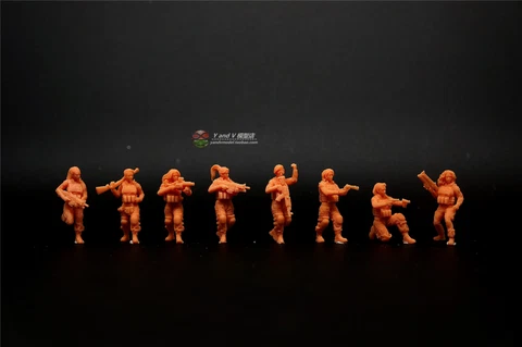 1/72 Soldier Modern Elite Female Special Forces 8 Man Group (miniature Soldier) Cover
