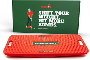 Golf Training Aid Pressure Plate Weight Shift Balance Board Long Drive Chipping - Picture 1 of 14