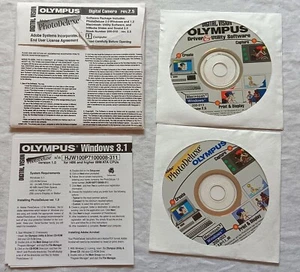 Olympus Digitalkamera rev 2.5 Treiber, Utility Software, Adobe PhotoDeluxe EUC - Bild 1 von 3
