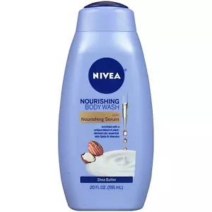 NIVEA Shea Butter Nourishing Body Wash, Moisturizing Body Wash for Dry Skin, 20 - Picture 1 of 9
