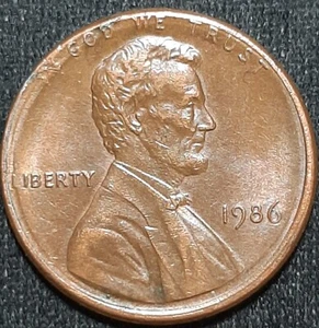1986 lincoln cent die cracks obverse and reverse - Picture 1 of 4