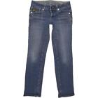 G-Star Midge  Femme Bleu Straight Slim Stretch Jeans W28 L29 (75676)