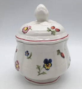 Villeroy & Boch Petite Fleur Covered Sugar Bowl NEW - Picture 1 of 3