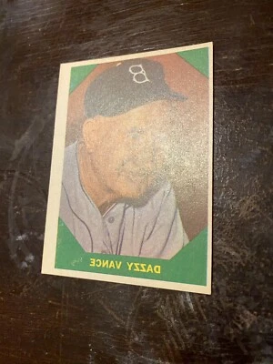 1960 Fleer Baseball Dazzy Vance #37 - Image 1 of 3