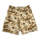 Amphibious Shorts Mens 32 Brown Camo Cargo Water Repellent Technology Flat Front