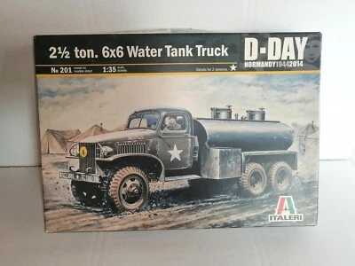 ITALERI 1/35 WATER TANK TRUCK D-DAY NO.201 KIT MONTAGGIO - Immagine 1 di 2