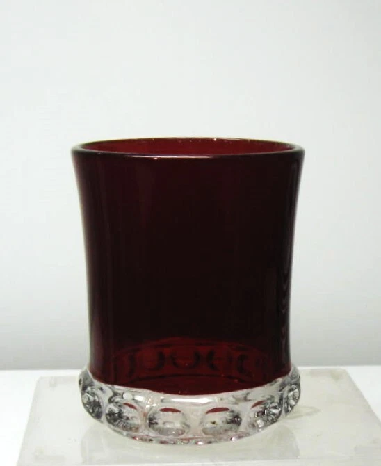 EAPG ** RUBY STAINED/TUMBLER = DAKOTA TUMBLER = PRISTINE - Image 1 of 4