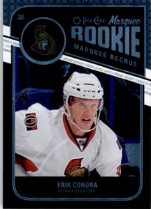 2011-12 O-PEE-CHEE OPC BLACK RAINBOW ERIK CONDRA ROOKIE 062/100 OTTAWA SENATORS