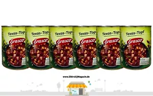 Erasco Texas Topf 6 x 800g Dosen Vorratspackung - Bild 1 von 1