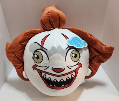 It Chapter 2 Pennywise The Clown Face Cloud Pillow Throw Halloween Northwest New - Image 1 of 4