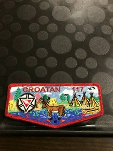 OA CROATAN LODGE 117 100th ANN FLAP - Picture 1 of 1
