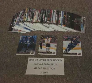 LOGAN COUTURE 2018-19 18-19 UPPER DECK CANVAS PARALLEL #C67 SHARKS - Picture 1 of 1