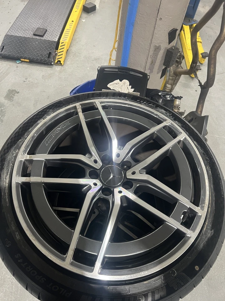 20" AMG OEM Wheels Rims Mercedes With Tires SL63, GT AMG - Image 1 of 4