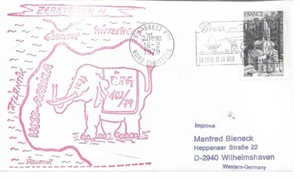 FRANCE 1979 BREST SLOGAN ON TYPED ILLUSTRATED COVER TO GERMANY REF 5317 - Picture 1 of 1
