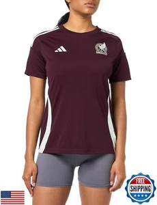 Adidas Mexiko Trikot Damen, Dark Burgundy 2024 - Bild 1 von 3