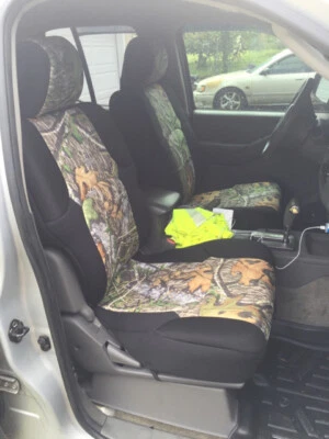 Fundas de asiento Coverking Mossy Oak Obsession camufladas Neosupreme para Ford F-250 Foto 1 de 4