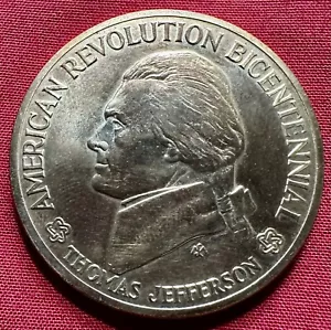 Medalla Thomas Jefferson Bicentenario de la Revolución Americana 1976 - Philadelphia Mint - Imagen 1 de 2