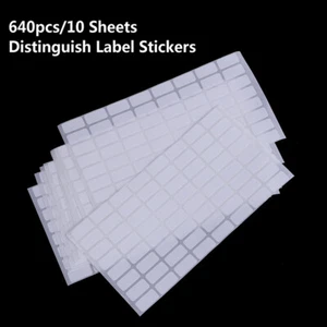 640pcs Distinguish Label Stickers Diamond Classification Storage Labels ^qk - Bild 1 von 9