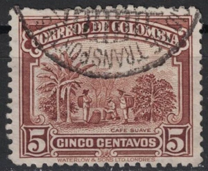 COLOMBIA:1932 SC#413 Used Coffee Cultivation  T - Picture 1 of 2