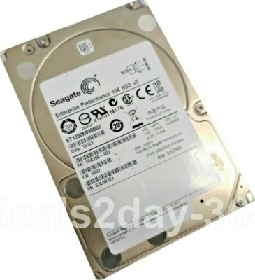 SEAGATE ST1200MM0007 1.2TB 10K 6G 2.5" SFF SAS DRIVE not for laptops or ps4 - Image 1 of 4