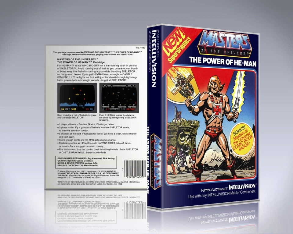 Intellivision UGC - NO GAME - Masters of the Universe - The Power of He-Man - Image 1 of 3
