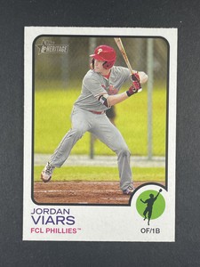 2022 Topps Heritage Minor League Jordan Viars FCL Phillies #120