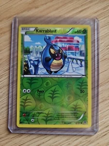 Karrablast 6/101 Plasma Blast Reverse Holo Pokemon Card - PACK FRESH - Picture 1 of 2