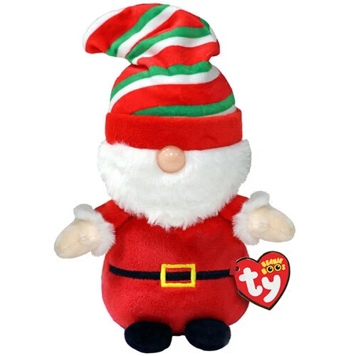 TY Beanie Boos - GNEWMAN the Christmas Gnome (Glitter Eyes) (6 inch) - MWMTs - Image 1 of 1