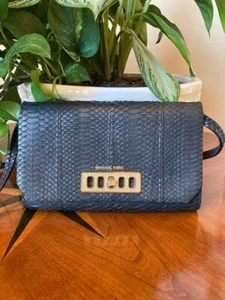 Michael Kors Collection Jeweled Vavian SnakeskinCrossbag Excellent - Picture 1 of 7