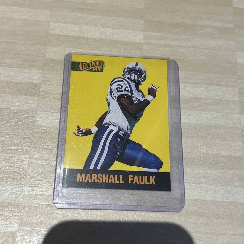 1996 Score Board All Sport PPF - #90 Marshall Faulk - Image 1 of 1