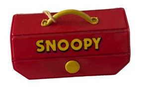1958 Snoopy  Red Vinyl Tool Box with 5 Tools from Butterfly Originals Vintage - Picture 1 of 8