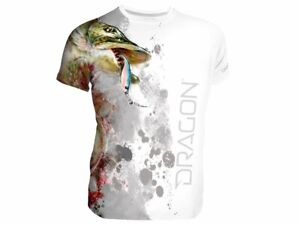 Dragon Breathable Pike White M-XXL Modern Cut T-Shirt 