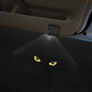 2x Cat Eye Car Door Welcome Lamp Wireless LED Laser Projector Ghost Shadow Light