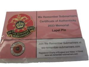 British Royal Navy Submariners Memorial Lapel Pin Enameled LOT of 5 RARE - Picture 1 of 10