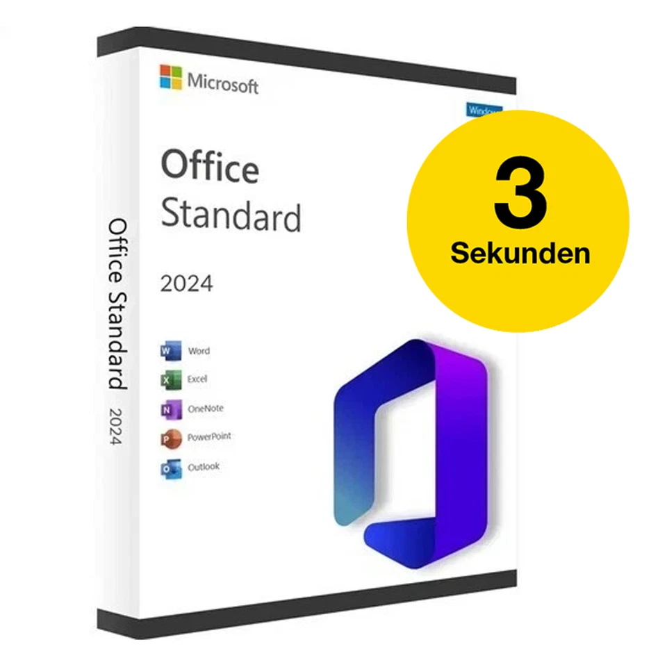 MS Office 2024 Standard Vollversion Key Sofort Email Versand - Bild 1 von 1